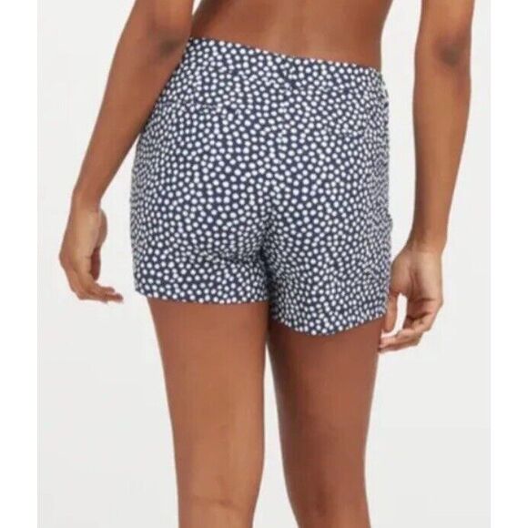 Spanx 50212R Women Sz XS Sunshine Shorts 6" Navy Painted Dot - Picture 12 of 15